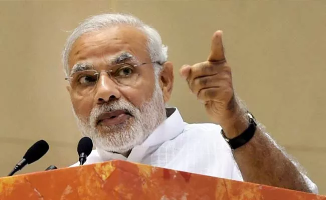 Modi Government Splurges Over Rs 4,300 Crore In Publicity  - Sakshi