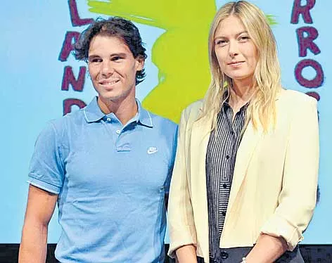 Rafael Nadal great more then federer:Maria Sharapova - Sakshi