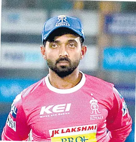 Rahane fined Rs 12 lakhs for slow-over rate against Mumbai Indians - Sakshi