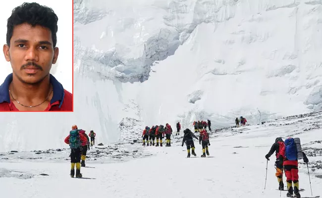 East Godavari Prasanna Kumar Climbed Mount Everest - Sakshi