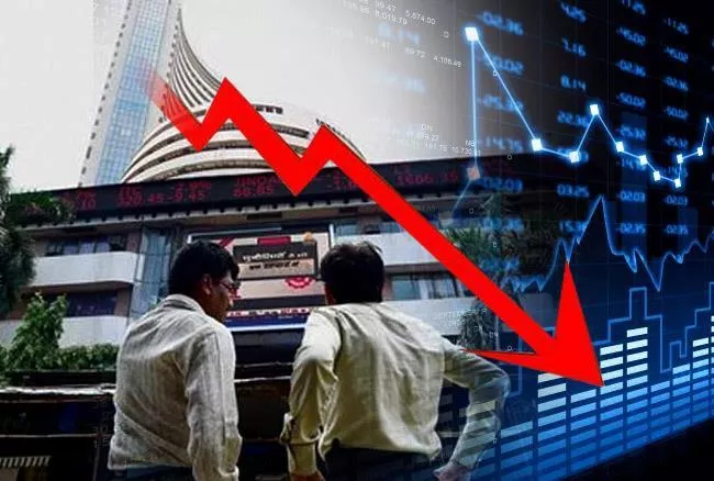 Sensex Down 301 Pts, Nifty Below 10600 - Sakshi