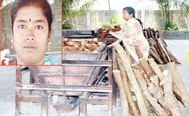 Yashoda Working In Cemetery Karnataka - Sakshi