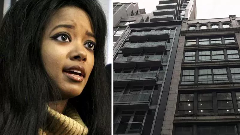 Ex-Playboy Model, Child Die After Falling Out Of Manhattan Hotel - Sakshi