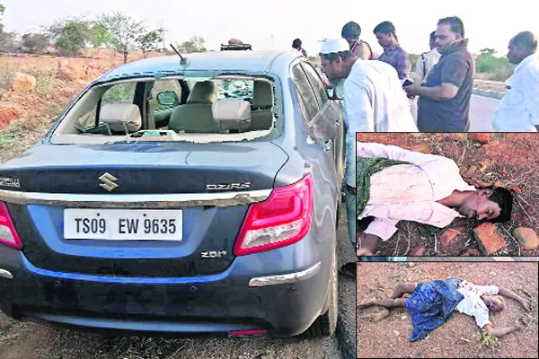 two farmers died in road accident - Sakshi