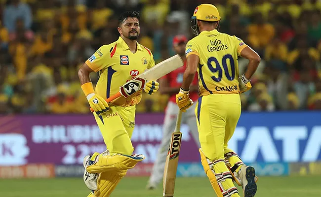 Raina hits Unbeaten 61 runs as Kings Punjab bow out of IPL 2018 - Sakshi