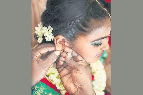 tradition of ears cut - Sakshi