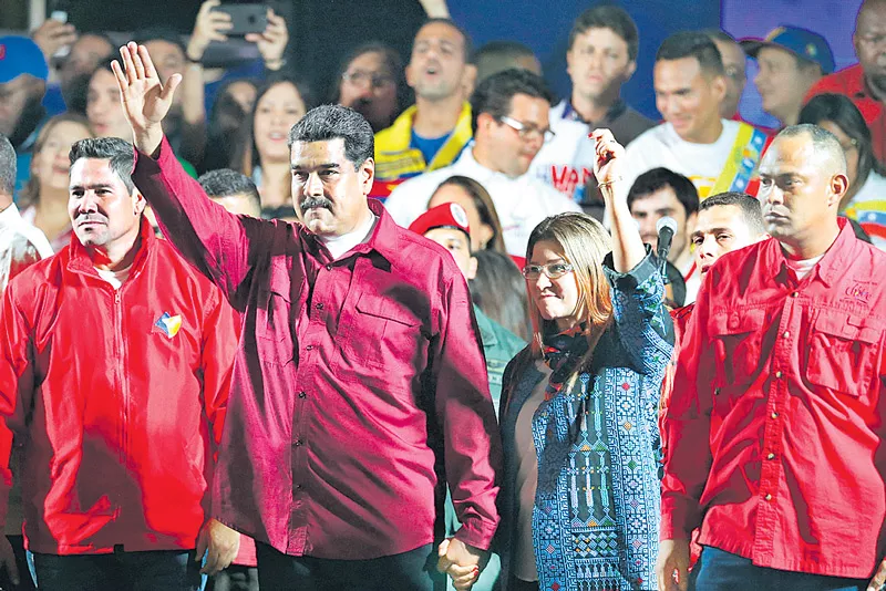 Nicolas Maduro wins Venezuela presidential election - Sakshi