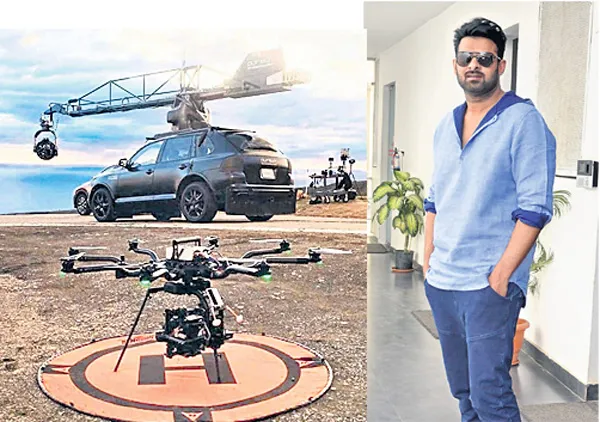 37 Cars Crashed for the Shooting of Saaho - Sakshi