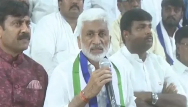 Ganta Srinivasa Rao Consulting Us To Join YSRCP Says Vijayasai Reddy - Sakshi