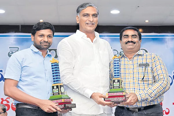 Minister Harish Rao comments at Mission Kakatiya Awards - Sakshi