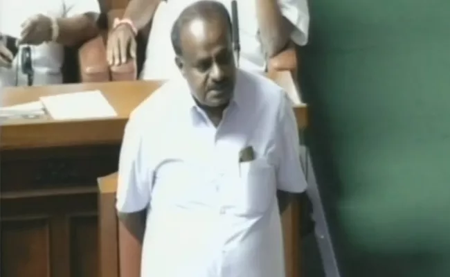 HD Kumaraswamy Moves Confidence Motion In Assembly - Sakshi