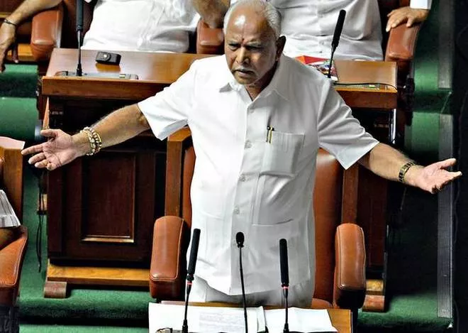 Yadyurappa Fires On Congress And Jds In Karnataka Assembly  - Sakshi