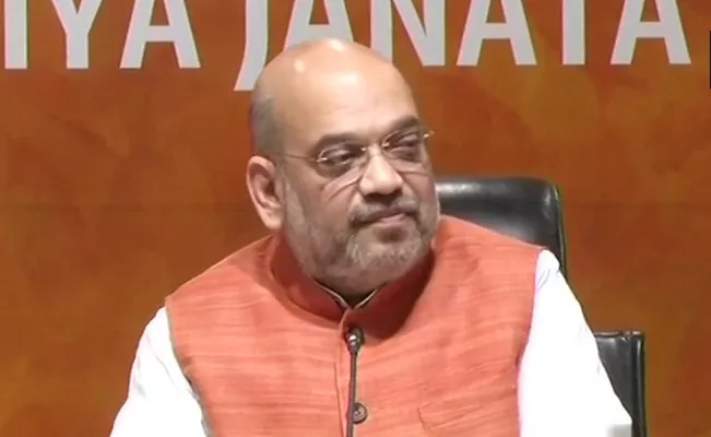 BJP Provided The Most Popular Leader In The World To The Country Says Amit Shah - Sakshi