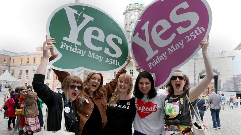 First Result In Irish Referendum Shows 66% Vote To End Abortion Ban - Sakshi