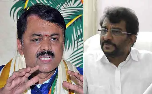 GVL Narasimha Rao Demands remove Somireddy from Cabinet - Sakshi