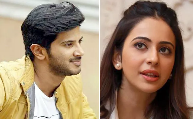 Dulquer Salman Fans Fires On Rakul Preet Singh - Sakshi