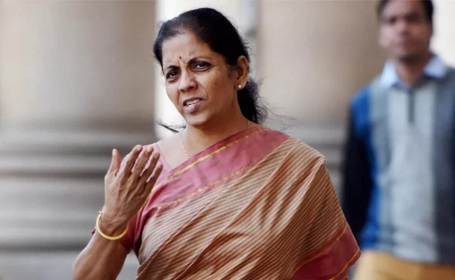 Stones Slippers Hurl at Nirmala Sitaraman - Sakshi