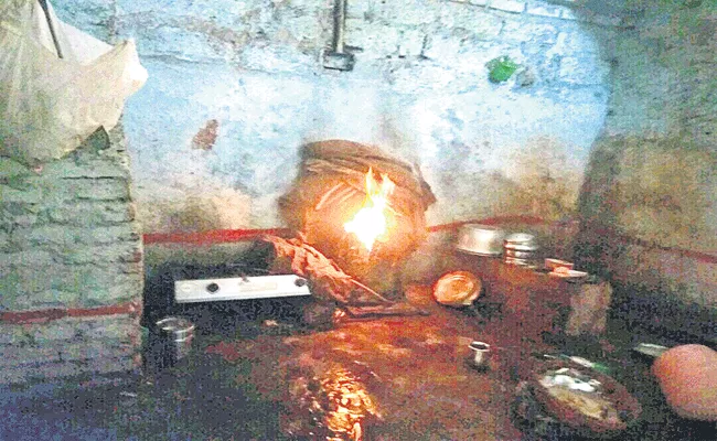 Gas leaked fire  - Sakshi