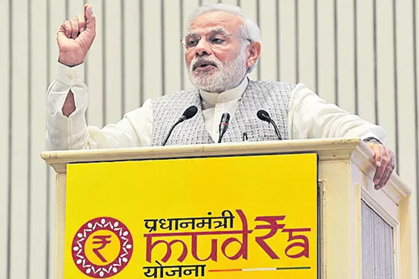 Narendra Modi about Mudra scheme - Sakshi