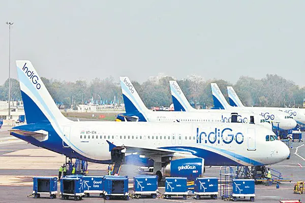 IndiGo To Levy Surcharge As Jet Fuel Prices Rise - Sakshi