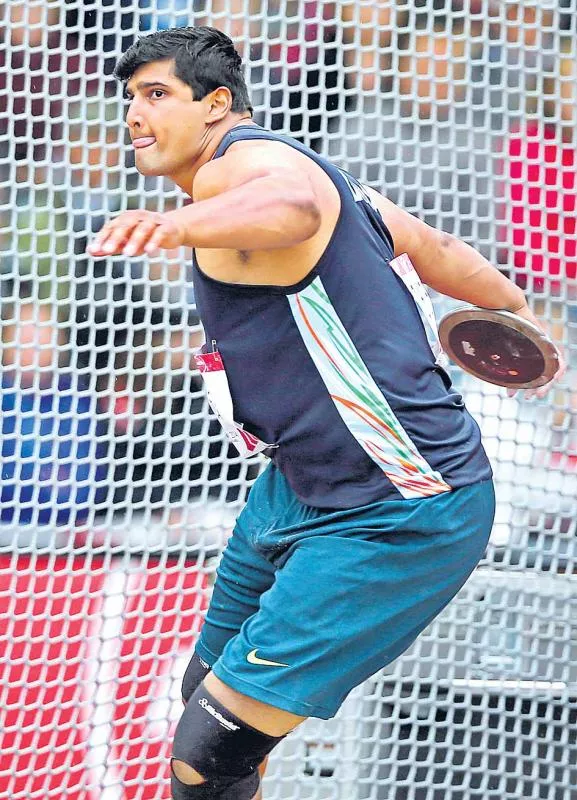 Vikas Gowda goodbye to athletics - Sakshi