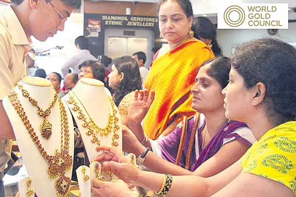 Global gold demand falls - Sakshi