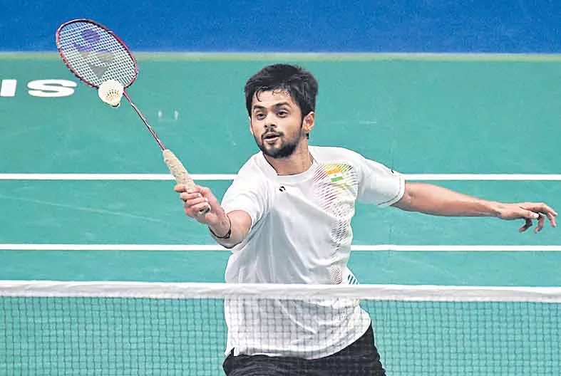 Sai Praneeth in New Zealand Open semis - Sakshi