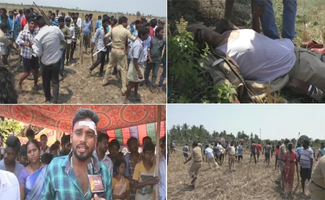 Clash Between Two Villages In East Godavari - Sakshi