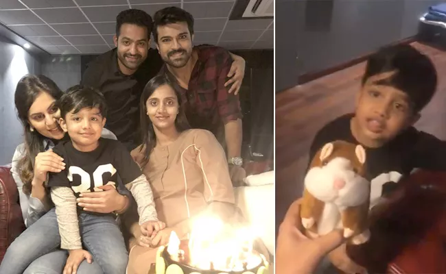 Ram Charan Couple Celebrates Jr NTR Marriage Day - Sakshi