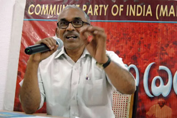 CPM Leader BV Raghavulu Addressed Karl Marx Birth Ceremony - Sakshi