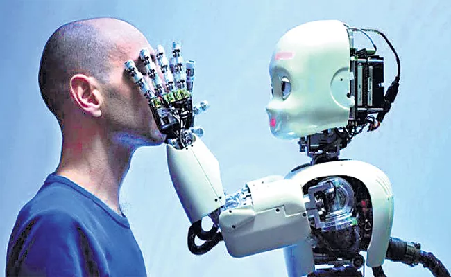 Robot Counselling To The People In London - Sakshi