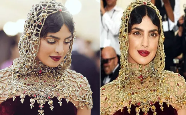 Met Gala 2018: The Internet Gives Priyanka Chopra Perfect, Deepika Padukone - Sakshi