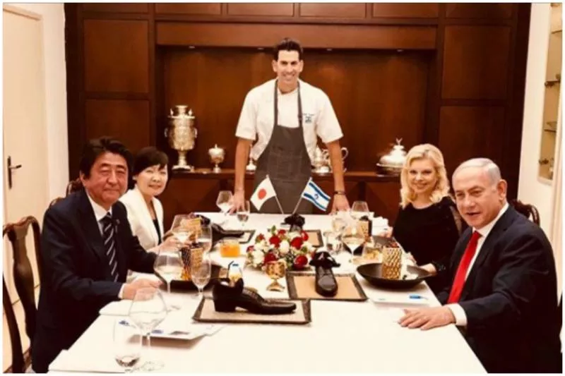 Chef Serves Dessert In A Shoe To Shinzo Abe In Israel - Sakshi