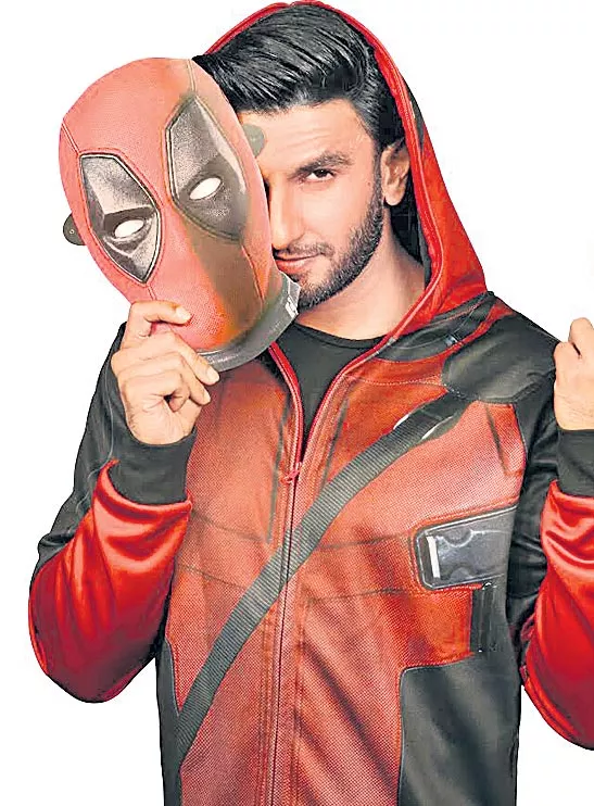 Ranveer Singh claims to out-crass Ryan Reynolds in Deadpool 2 Hindi - Sakshi