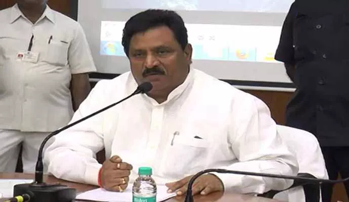 Deputy Chief Minister China Rajappa Controversial Comments on  Metla Satyanarayana - Sakshi