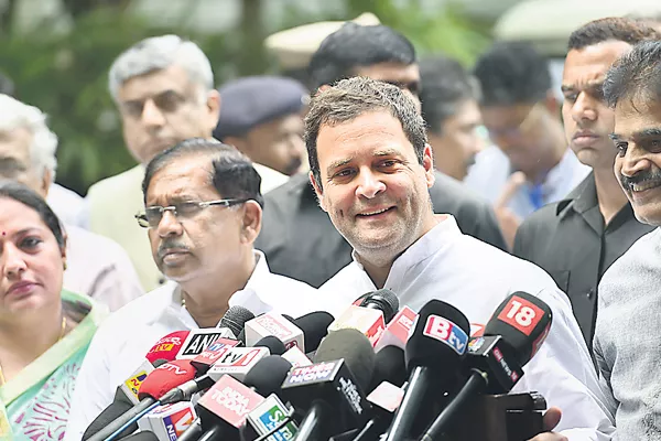 Rahul may become PM if Congress wins 2019 election - Sakshi