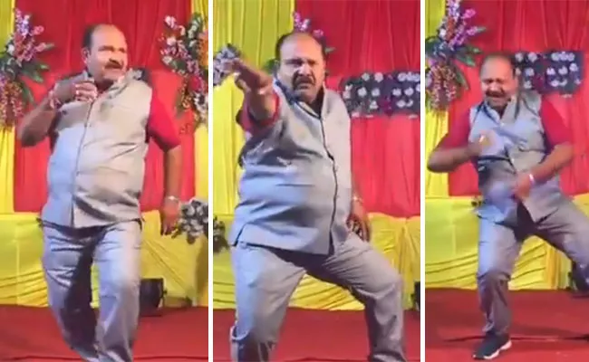 Indian Uncle Govinda Style Dancing Video Viral - Sakshi