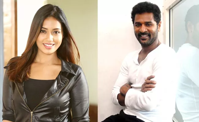 Niveda Peturaj Romance With Prabhu Deva Her Next Film - Sakshi