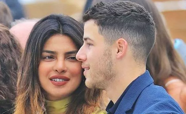 Priyanka Chopra And Nick Jonas Attend A Family Wedding Together - Sakshi