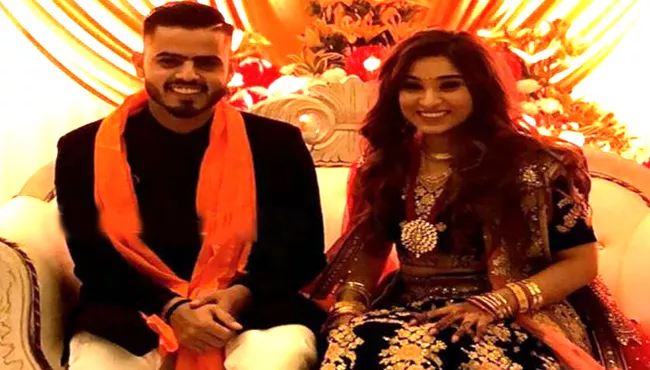 KKR batsman Nitish rana gets engaged - Sakshi