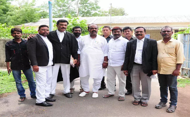 Speaker Madhusudanachari attended the Railway Court - Sakshi