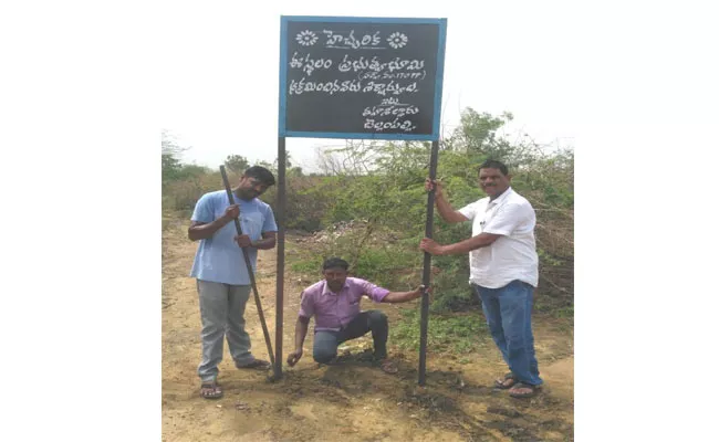 The Occupation Of The Government Land. - Sakshi