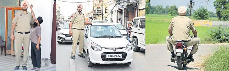 7ft 6in traffic cop from India is the world's tallest policeman - Sakshi