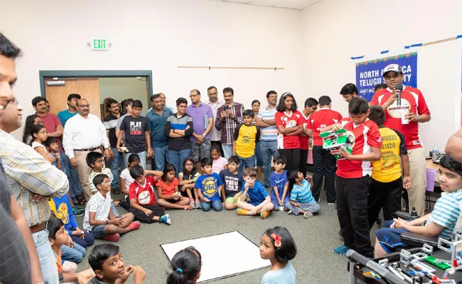 NATS conducts Robotic workshoap in Florida - Sakshi