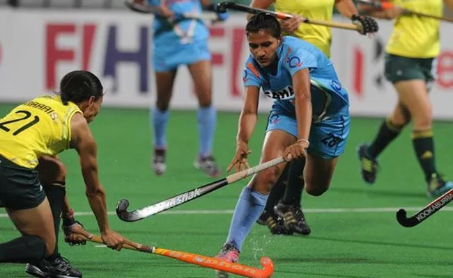 Indian Women Hockey Team with A 3-2 victory over Spain In 3rd Match - Sakshi