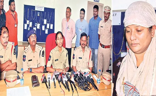 Hyderabad Police Arrests Woman Thief, Recovers Gold Worth Of Rs 17 Lakhs - Sakshi