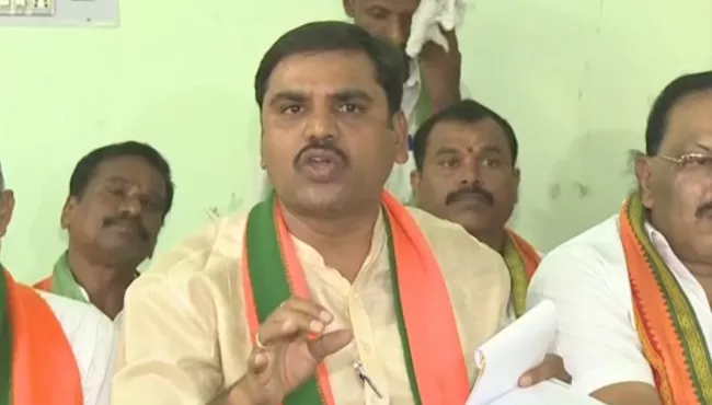 BJYM kadapa President Vishnuvardhan Reddy Slams Cm Chandrababu Naidu - Sakshi