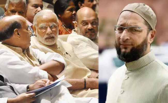 Asaduddin Owaisi Backed The Centre on UN Kashmir Report - Sakshi