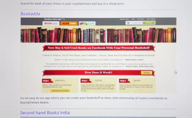 Online Websites For Books - Sakshi