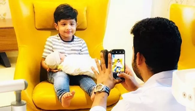 Jr NTR Shares His Second Son Photo - Sakshi